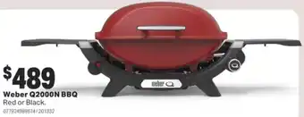 Mitre 10 Weber Q2000N BBQ offer