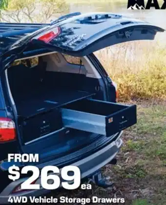 Repco 4WD Vehicle Storage Drawers offer