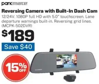 Repco Reversing Camera with Built-In Dash Cam offer