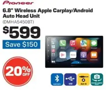 Repco 6.8 Wireless Apple Carplay/Android Auto Head Unit offer