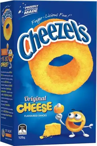 IGA Cheezels cheese box 125g offer