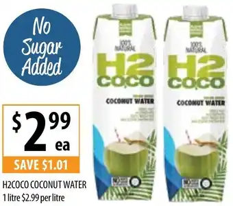 Supabarn H2COCO COCONUT WATER 1 litre offer