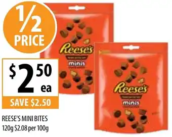 Supabarn REESE'S MINI BITES 120g offer