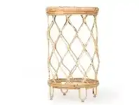 LivingStyles Cayo Rattan Round Bar Stool offer