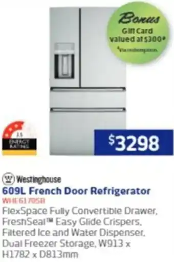 Retravision 609L French Door Refrigerator offer