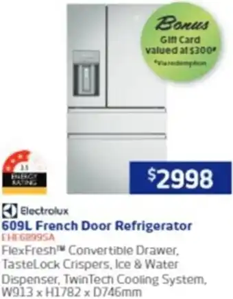 609L French Door Refrigerator