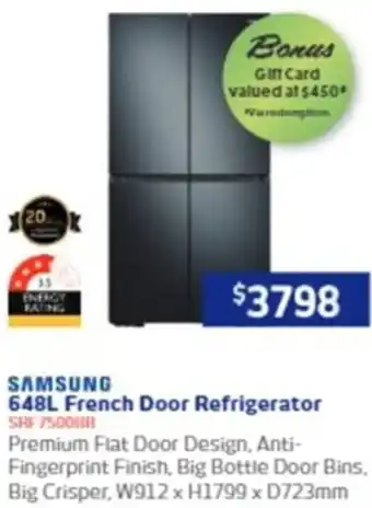 Retravision 648L French Door Refrigerator offer