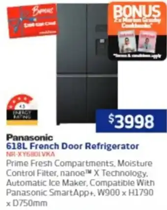 Retravision 618L French Door Refrigerator offer