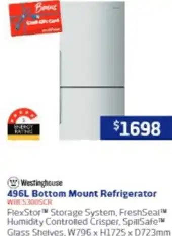 Retravision 496L Bottom Mount Refrigerator offer