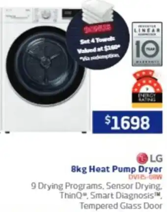 Retravision 8kg Heat Pump Dryer offer