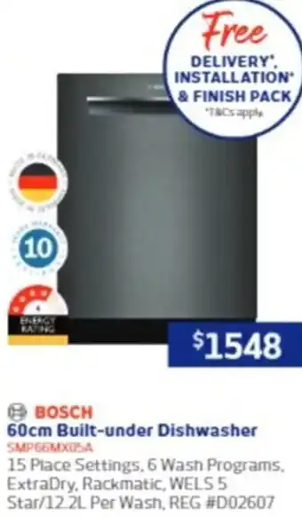 Retravision 60cm Built-under Dishwasher offer