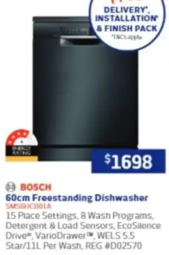 Retravision 60cm Freestanding Dishwasher offer