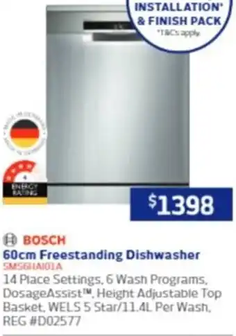 Retravision 60cm Freestanding Dishwasher offer