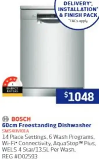 Retravision 60cm Freestanding Dishwasher offer
