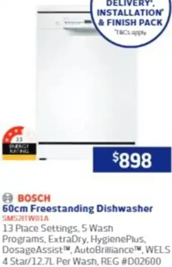 Retravision 60cm Freestanding Dishwasher offer