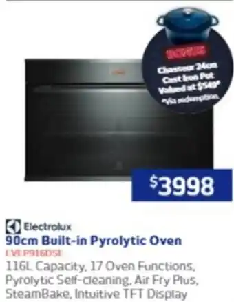 Retravision 90cm Built-in Pyrolytic Oven offer