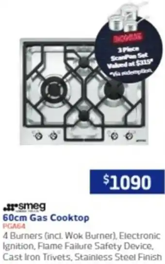 Retravision 60cm Gas Cooktop offer