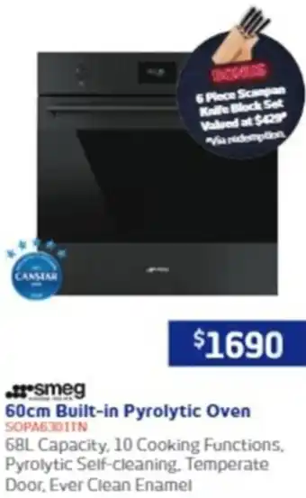 Retravision 60cm Built-in Pyrolytic Oven offer