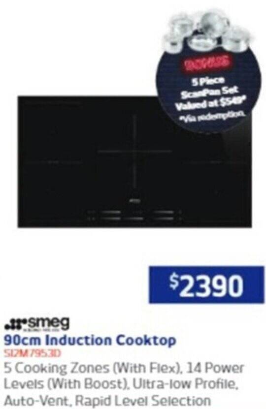 90cm Induction Cooktop offer at Retravision