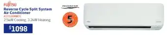Retravision Reverse Cycle Split System Air Conditioner offer