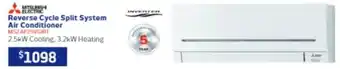Reverse Cycle Split System Air Conditioner