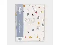 Officeworks Otto 2022 Small Week to View Cute Diary Mint offer