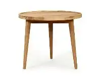 Burleigh Teak Timber Indoor / Outdoor Round Side Table, 60cm