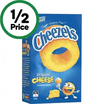 Woolworths Cheezels cheese box 125g offer