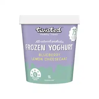 Woolworths Twisted frozen yoghurt 1 litre – from the freezer offer