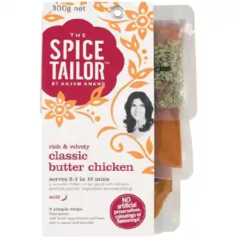 Woolworths The spice tailor indian curry kit or daal kit 225g-500g offer