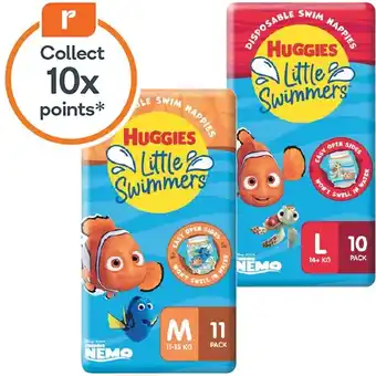 Woolworths Huggies little swimmers pk 10-12 offer