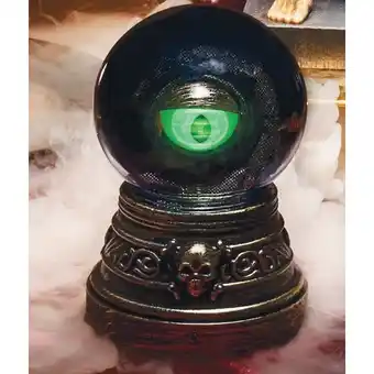 Halloween animated crystal ball with eye