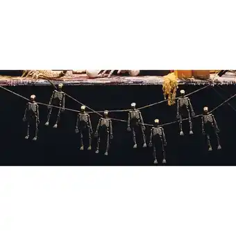 Woolworths Halloween skeleton garland offer