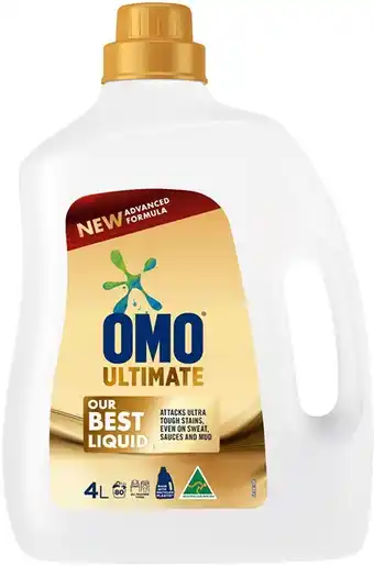 IGA Omo ultimate laundry liquid 4 litre offer