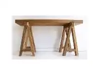 LivingStyles Billy Reclaimed Teak Timber Console Table, 150cm offer