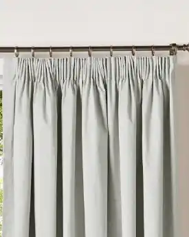 Spotlight Caine blockout pencil pleat curtains offer