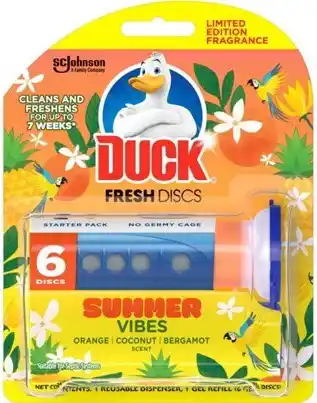 BIG W Duck fresh discs toilet cleaner 36ml - limited edition fragrance offer