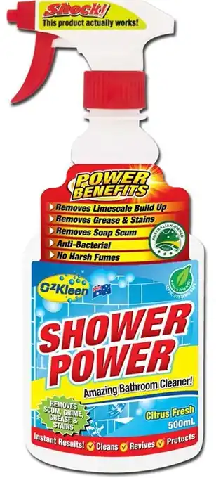 Ozkleen shower power trigger 500ml