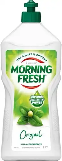 BIG W Morning fresh dishwashing liquid 1.25-litre - original offer