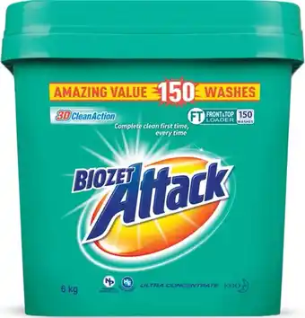 BIG W Biozet laundry powder 6kg offer