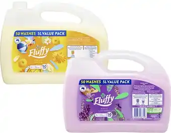 Fluffy fabric conditioner 5-litre