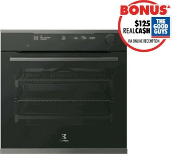 The Good Guys Electrolux 60cm Pyrolytic Steam Oven offer