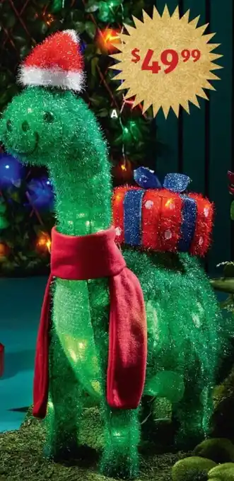 ALDI Solar Tinsel Dinosaur offer