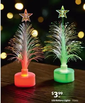 ALDI LED Battery Lights offer
