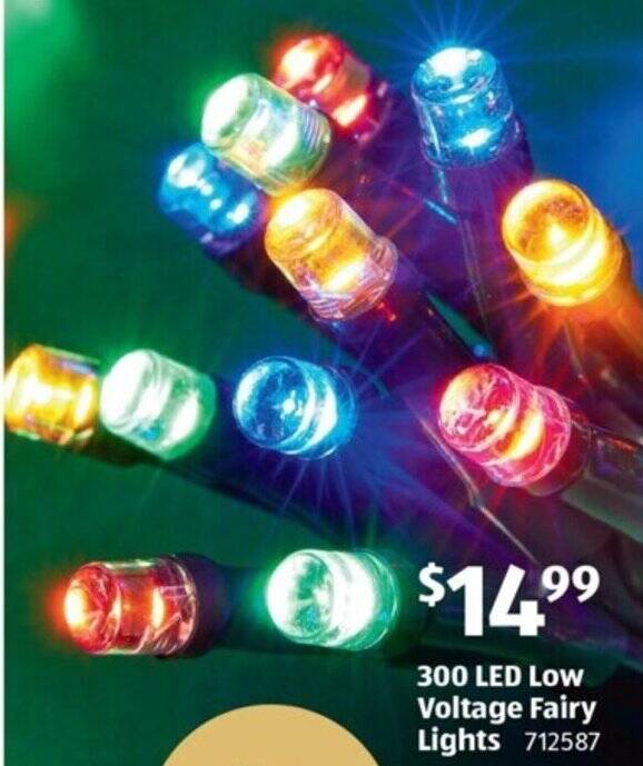 300 LED Low Voltage Fairy Lights offer at ALDI