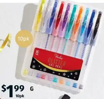 ALDI Gel Ink Pen 10pk offer