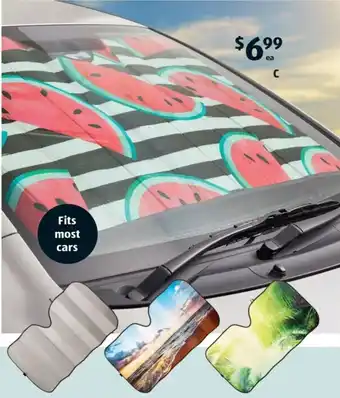 ALDI Car Windscreen Sunshade offer