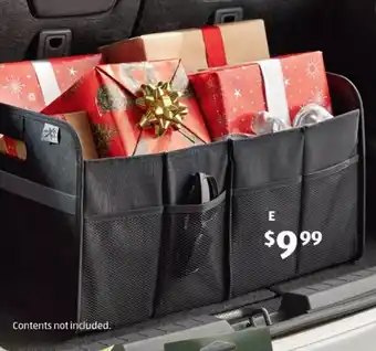 ALDI Car Boot Organiser offer