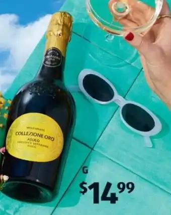 ALDI Collezione Oro Asolo Prosecco Superiore DOCG NV 750ml offer