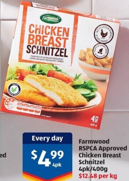 Farmwood RSPCA Approved Chicken Kiev 2pk/350g offer at ALDI